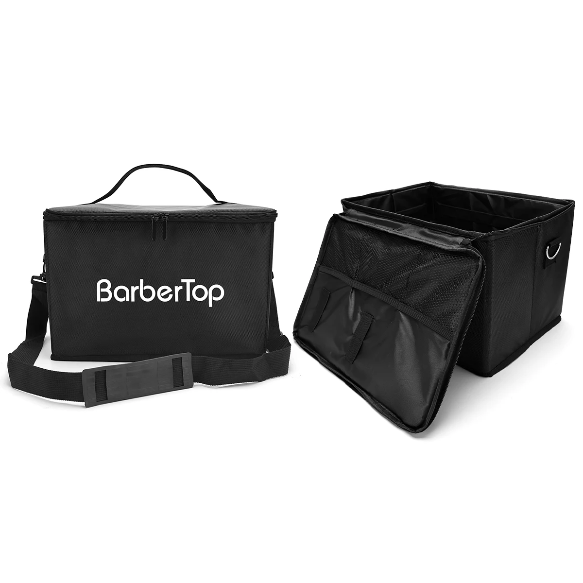 

Barbertop Foldable Storage Bag Salon Makeup Tool Backpack Hair Care Waterproof Travel Bag Accessories