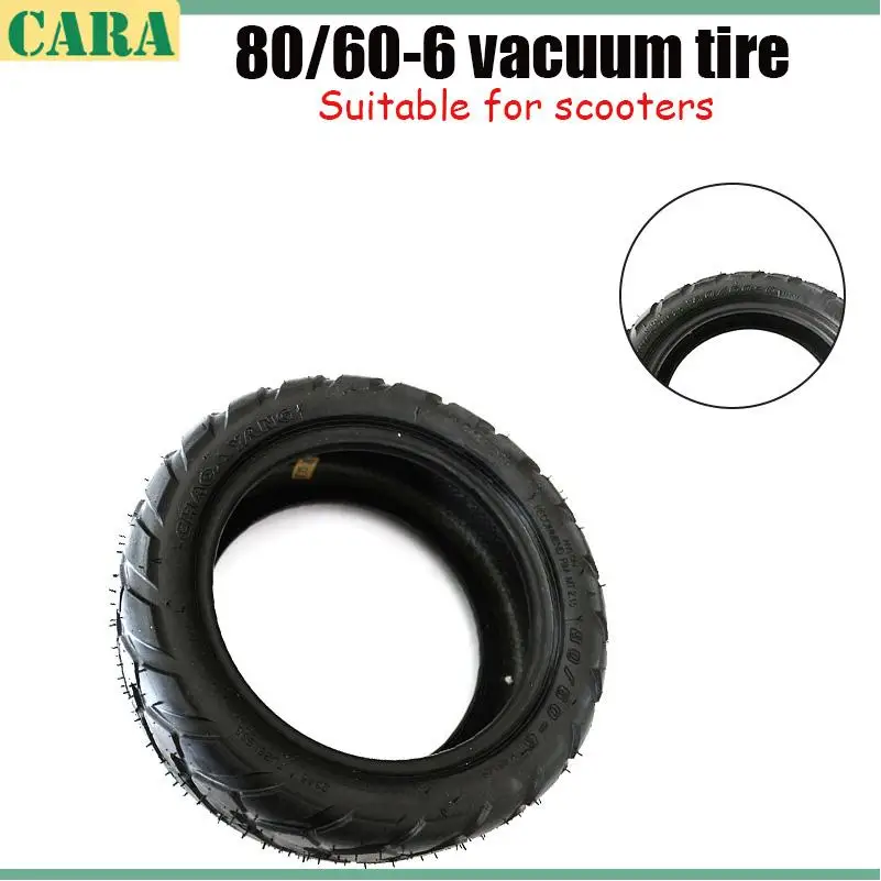 

High Quality 80/60-6 Vacuum Tire10 Inchs Tubeless Tyre for for FLJ C11 T11 Electric Scooter Karts ATV Quad Speedway