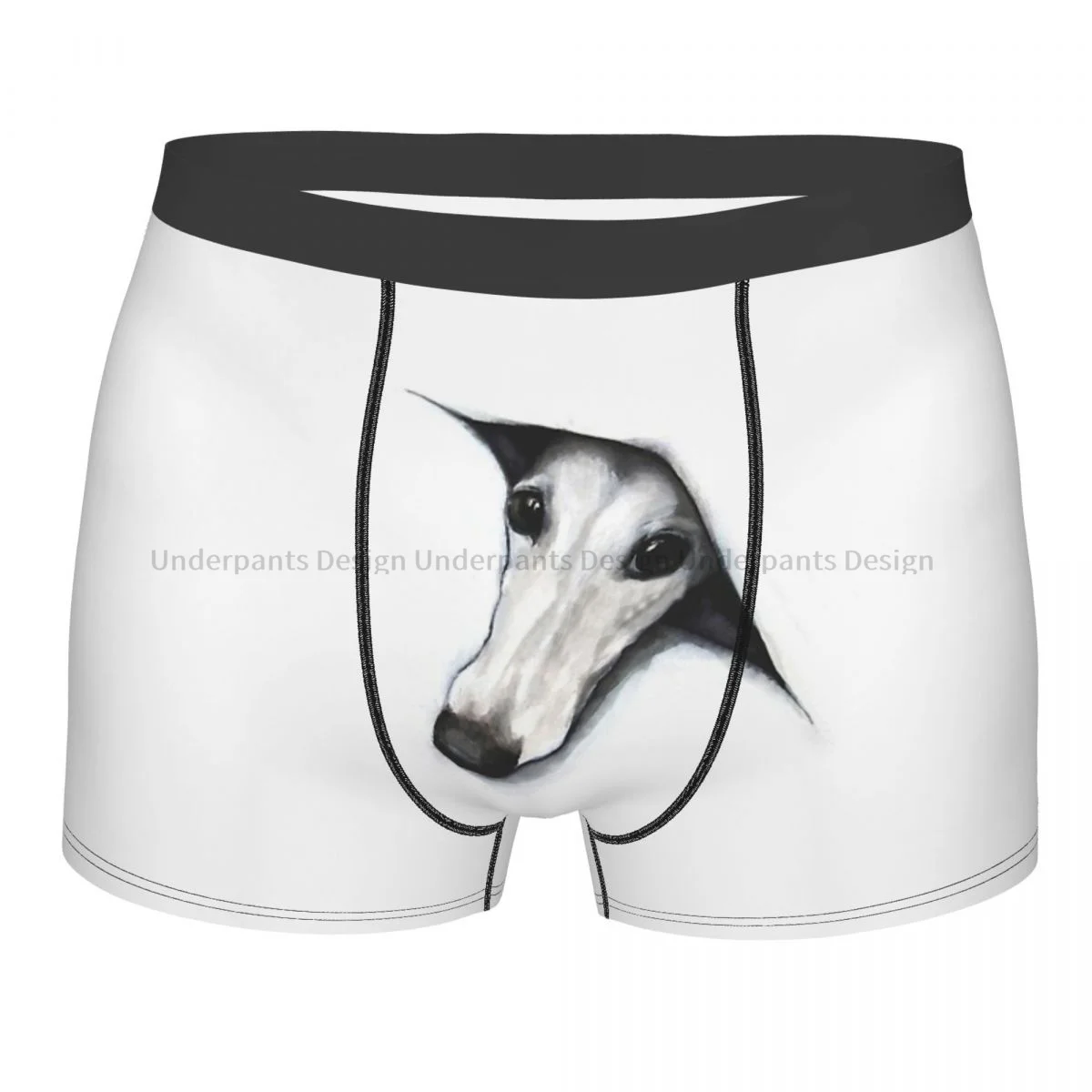 

Peeping Whippet Geryhound Greyhounds Трусы для собак хлопковые трусы Мужское нижнее белье пикантные шорты Боксеры Трусы