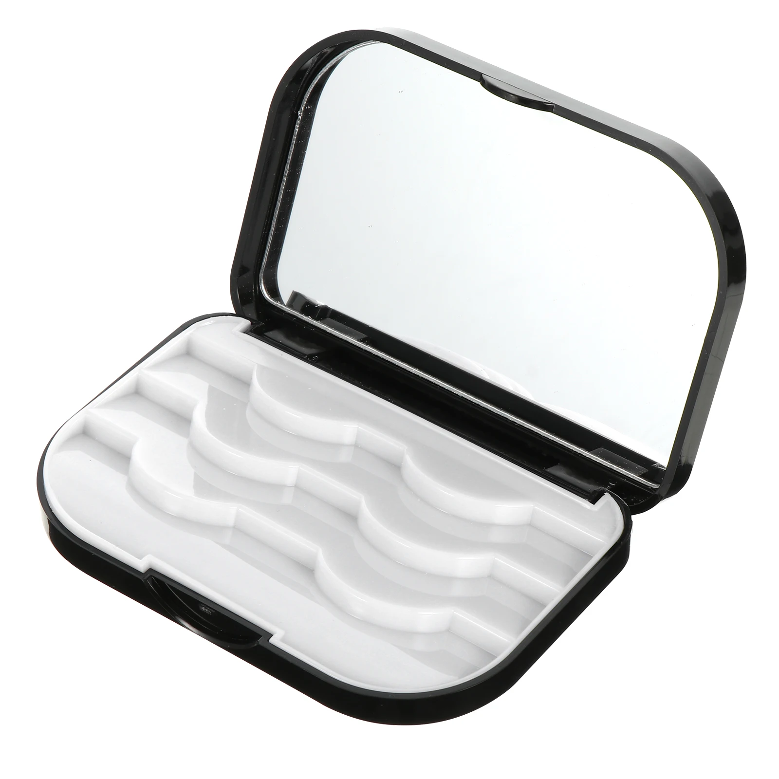 3D Fiber Magnetic False Eyelashes Storage Box White Color Waterproof Durable Eyelash ganizer Container Protective Case