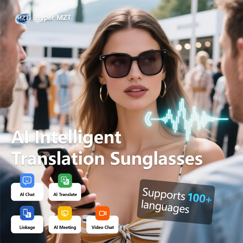 Xiaomi GS01 نظارات بلوتوث ذكية شحن مغناطيسي يدعم الاتصال تشغيل الموسيقى مساعد الصوت والتصوير الفوتوغرافي للتحكم عن بعد #5