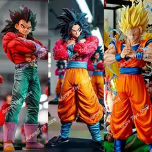 Anime dragon ball z figura super saiyan goku vegeta Tien shinhan vegetto figura de ação estátua pvc coleção modelo brinquedos presentes