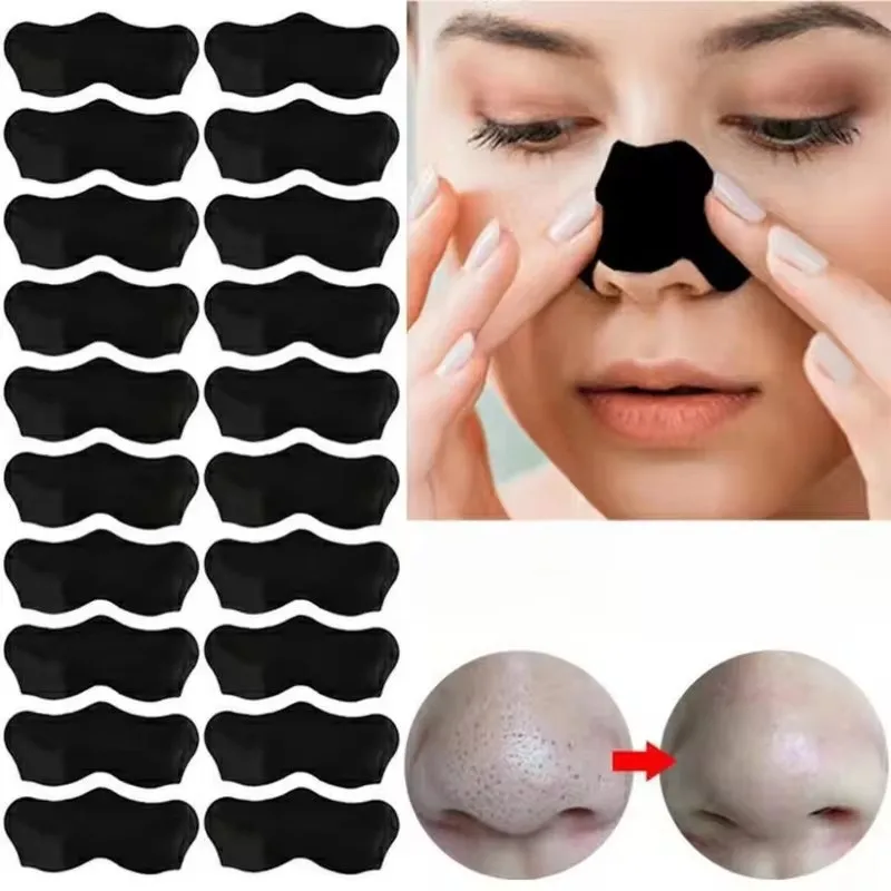 20/50/100Pcs Nose Blackhead Remover Mask Nasal Strips Black Head NoseSpot Peel Off Sticker Face Acne Whitehead Pore Cleaner Mask