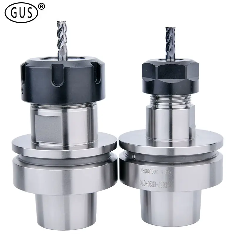 GUS HSK63F Tool holder ER16 ER20 ER25 ER32 ER40 ER chuck Engraving Woodworking Machine CNC Spindle Center Tools Metal Lathe