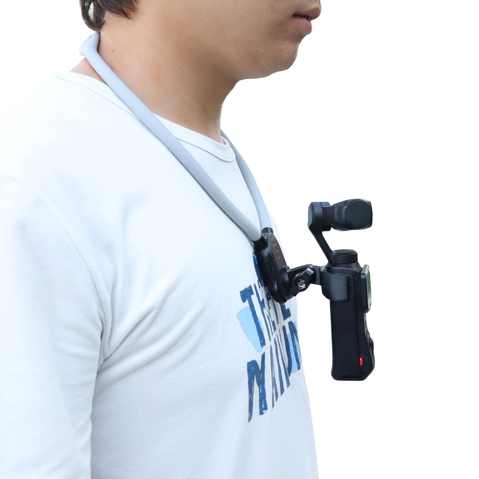 Uchwyt na szyję do kamery sportowej Insta360 Luna Ultra, szybkozłączka do mocowania kamery na szyję, wlogowanie POV bez użycia rąk dla Luna Ultra — zdjęcie produktu 3