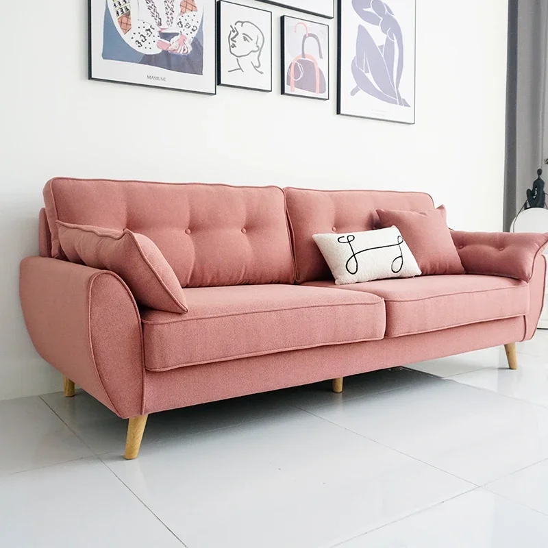 Bedroom Armrest Velvet Sofa Living Room Reclinable Nordic Salon Puffs Sofa Chaise Luxury Minimalist Sillon Cama Lounge Furniture