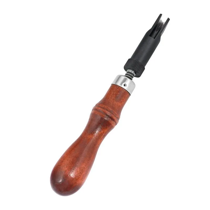 American V-Groove Digger Leather Edging Tool DIY Handmade Leather Making Adjustable Edge