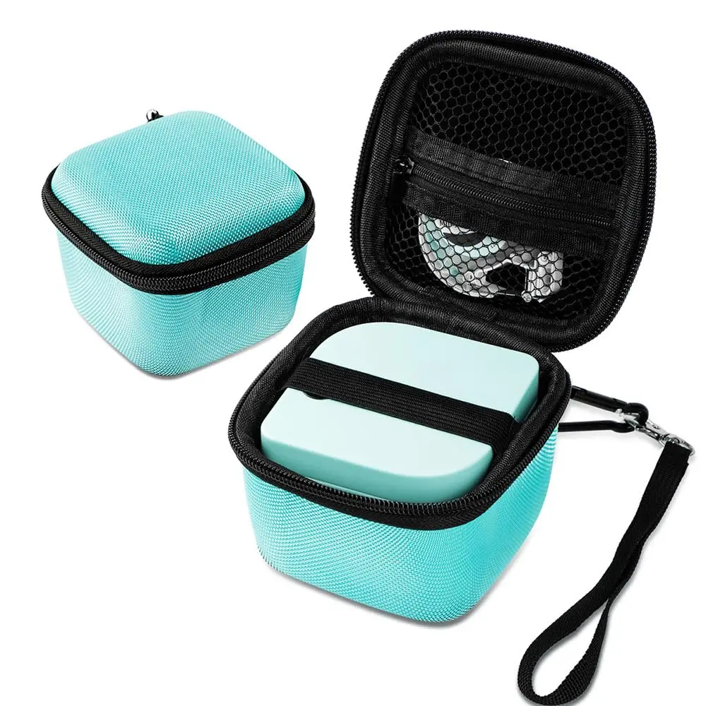 P12 P12PRO Case Mini Label Maker Bag Carrying Bag Storage for Label Maker & Label Tape Easily Store Your Printer w/ Mesh Pocket