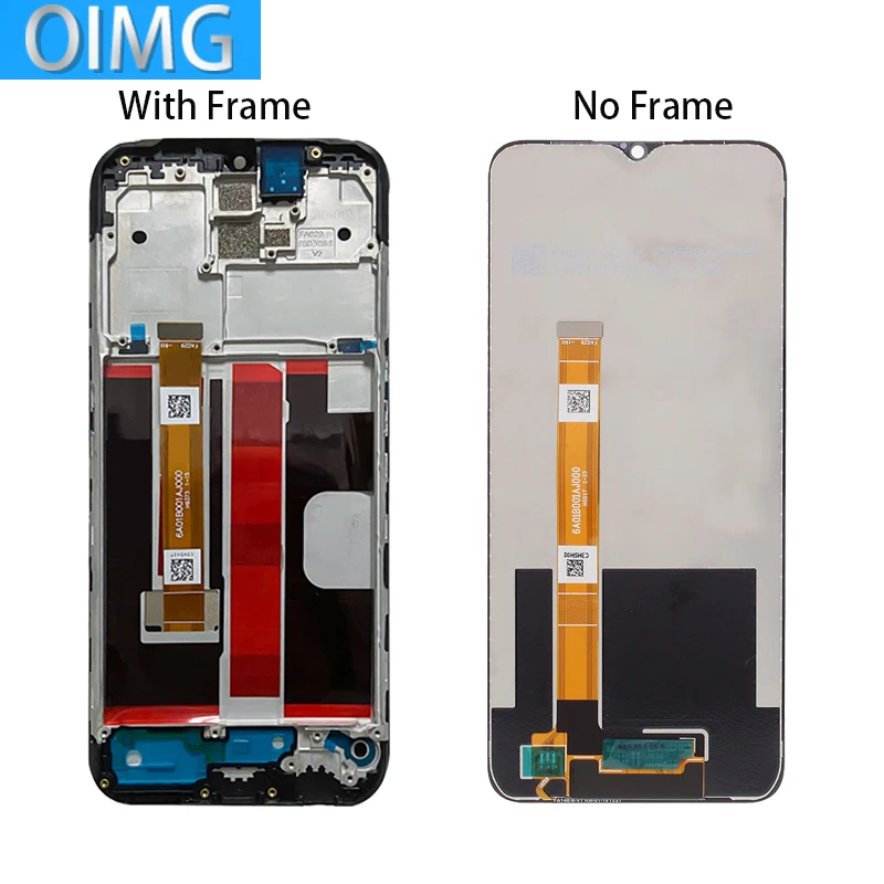 Original For Oppo A5 2020 LCD Display With Frame Screen Touch Panel Digitizer Replacement Parts CPH1931 CPH1959 CPH1933 CPH1935