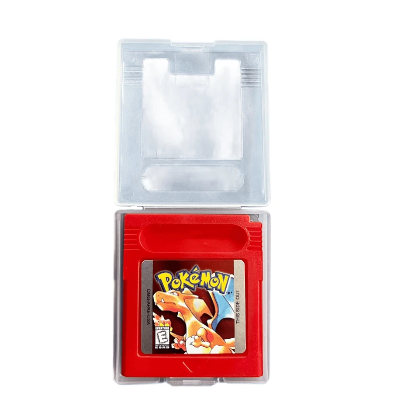 Nouvelle carte de jeu Pokemon anglais français 16 bits rouge/bleu/jaune/vert/or/argent/cristal Compatible avec la Console GBC/SP jeu vidéo