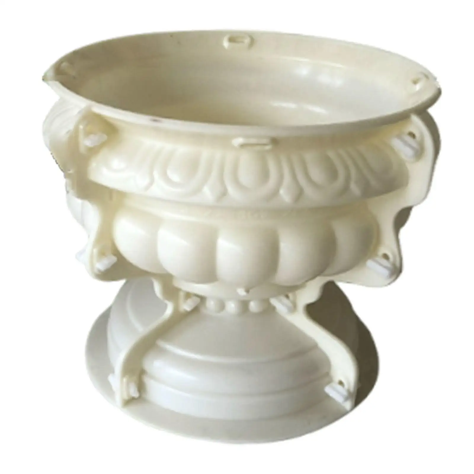 Home Decor Flowerpot Mould Classic Roman Pillar Pot Mold Reusable Plastic for DIY Cement Planter Making