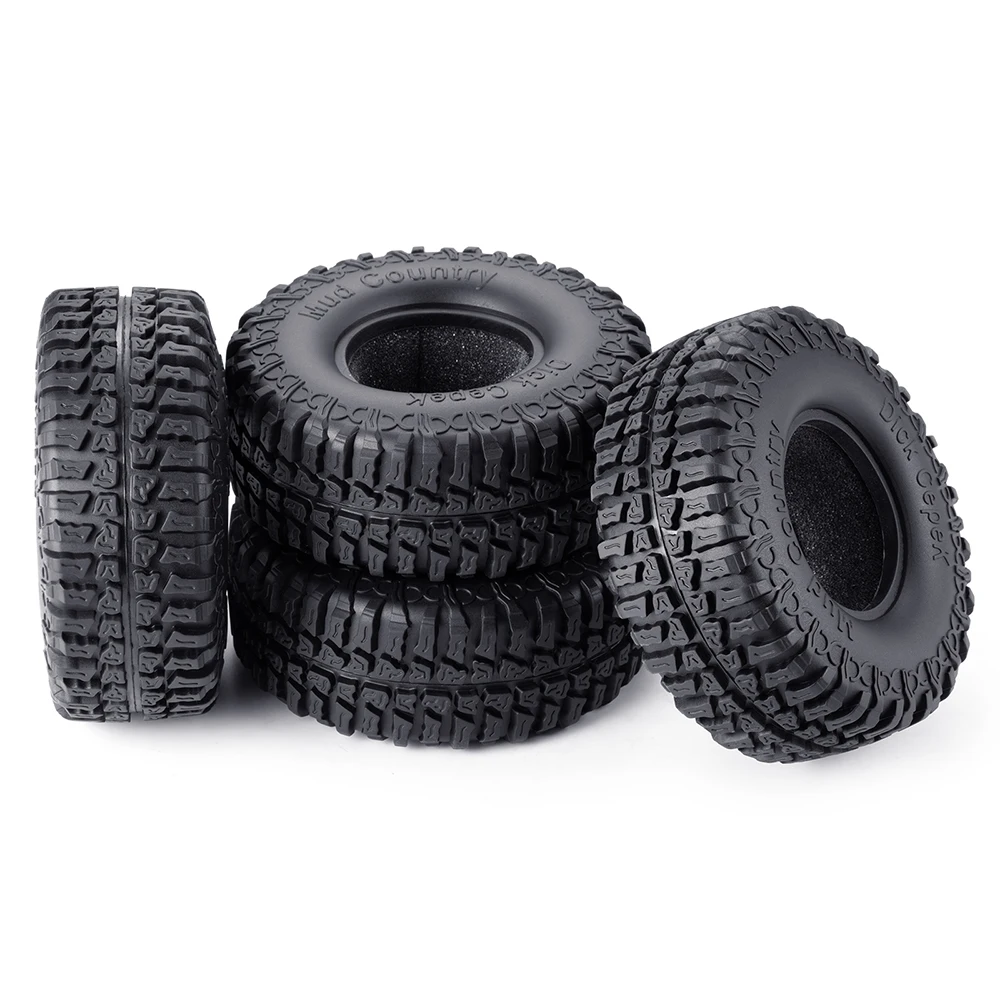YEAHRUN Pneumatico In Gomma da 1.9 pollici 1.9 "Pneumatici delle Ruote 100x40mm per 1/10 RC Crawler Auto Axial SCX10 Wraith TRX4 TRX6 D90 Parti di Aggiornamento
