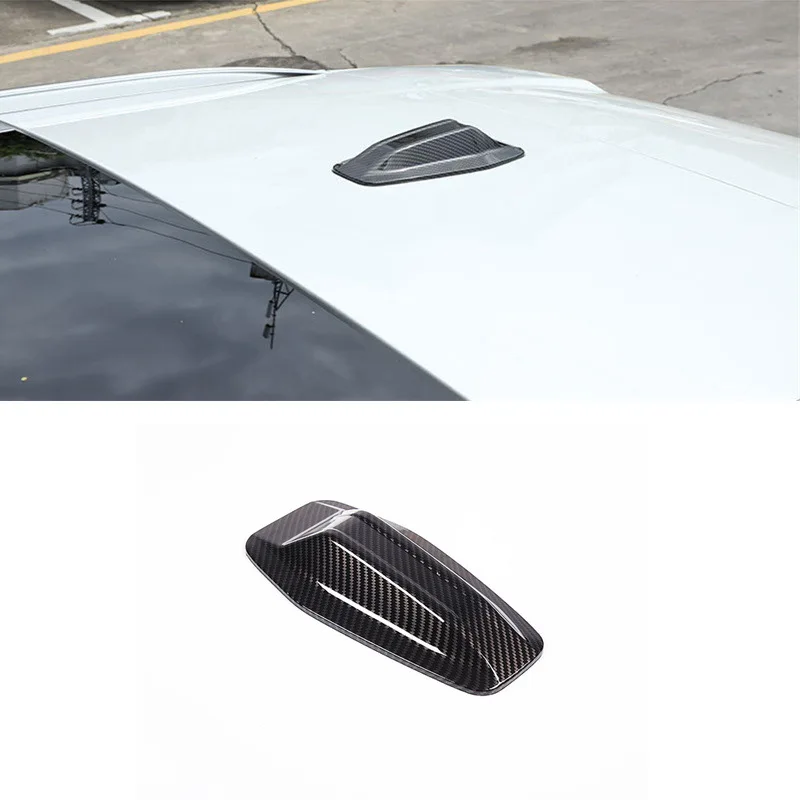 

For ABS carbon fiber pattern BMW 4 Series G26 2022, X1 23 antenna cover decoration modification
