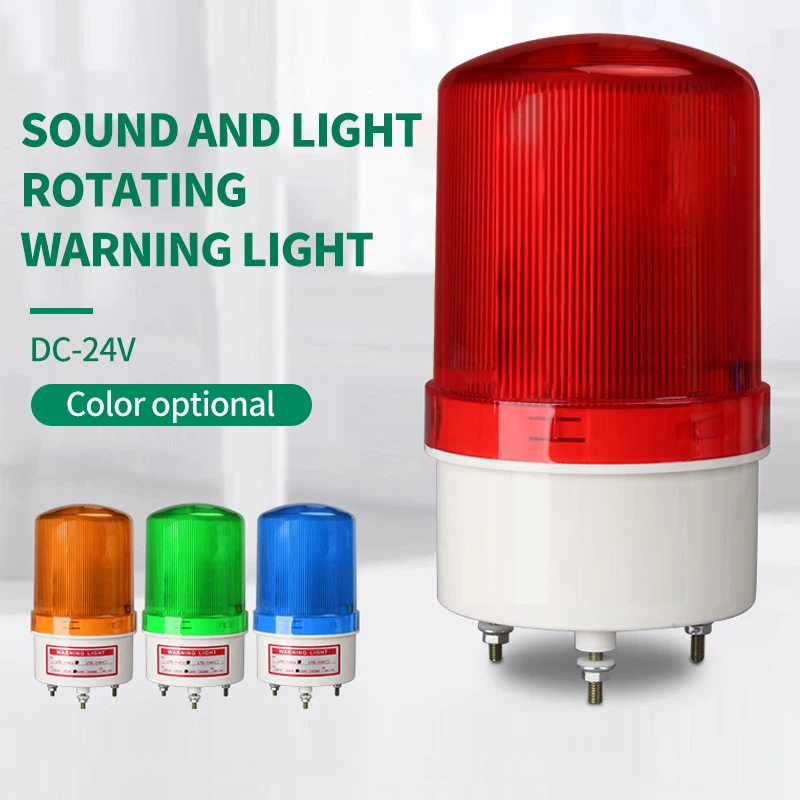 

Forklift Work Area Safety Rotating LED Emergency Anti-collision Warning Light Flashing Indicator Light Sound And Light Alarm