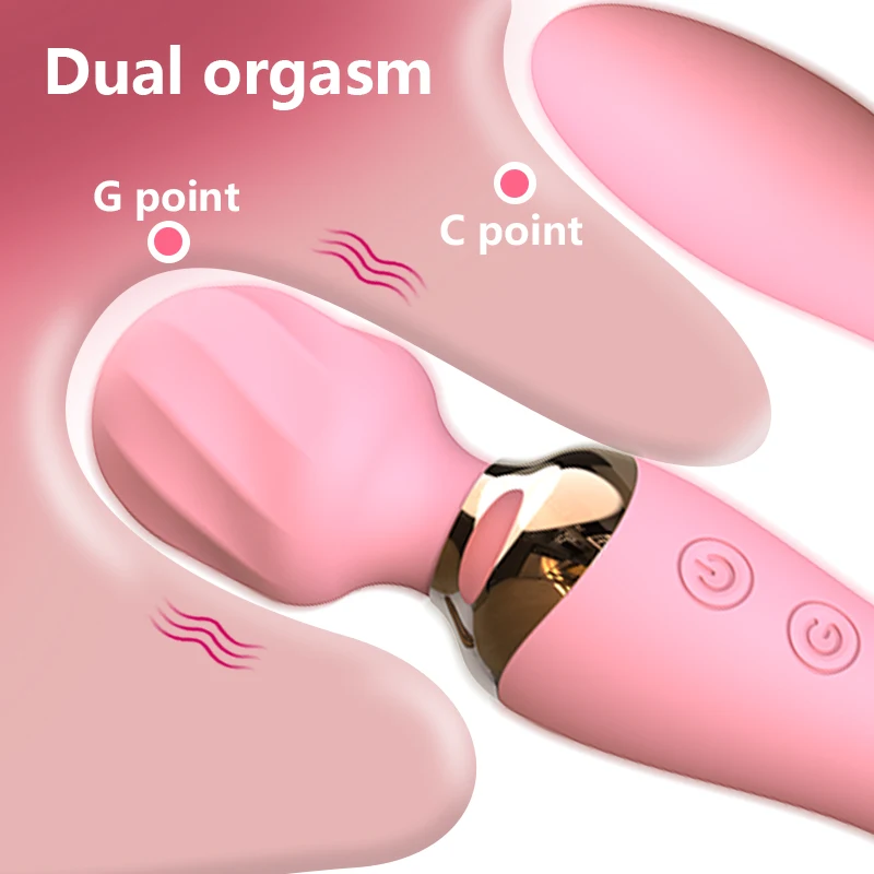 12 Speeds Powerful Dildo Vibrator AV Magic Wand G-Spot Massager Sex Toys for Women Couples Clitoris Stimulate Goods for Adults