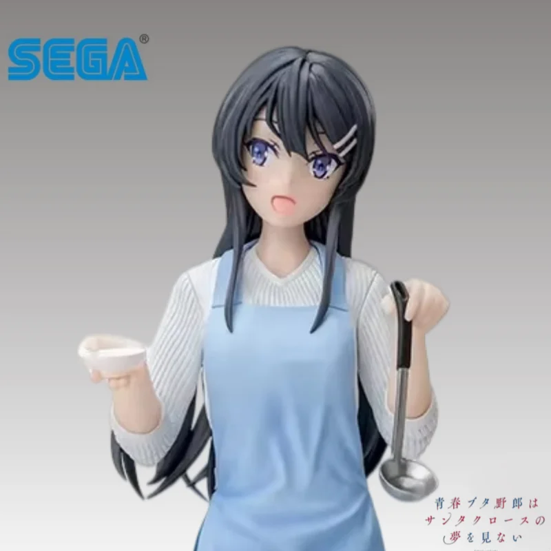 

In Stock SEGAi Original Seishun Buta Yarou Sakurajima Mai Figure Apron Style Model Doll Brand New Boxed Garage Ornaments