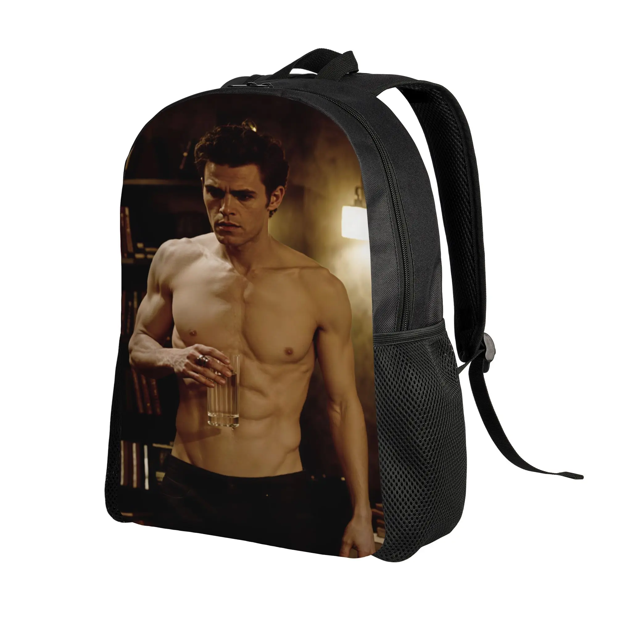 Vampire Diaries Damon Klaus  Backpack Unisex  Pattern Backpacks Polyester Casual School Bags University Designer Rucksack