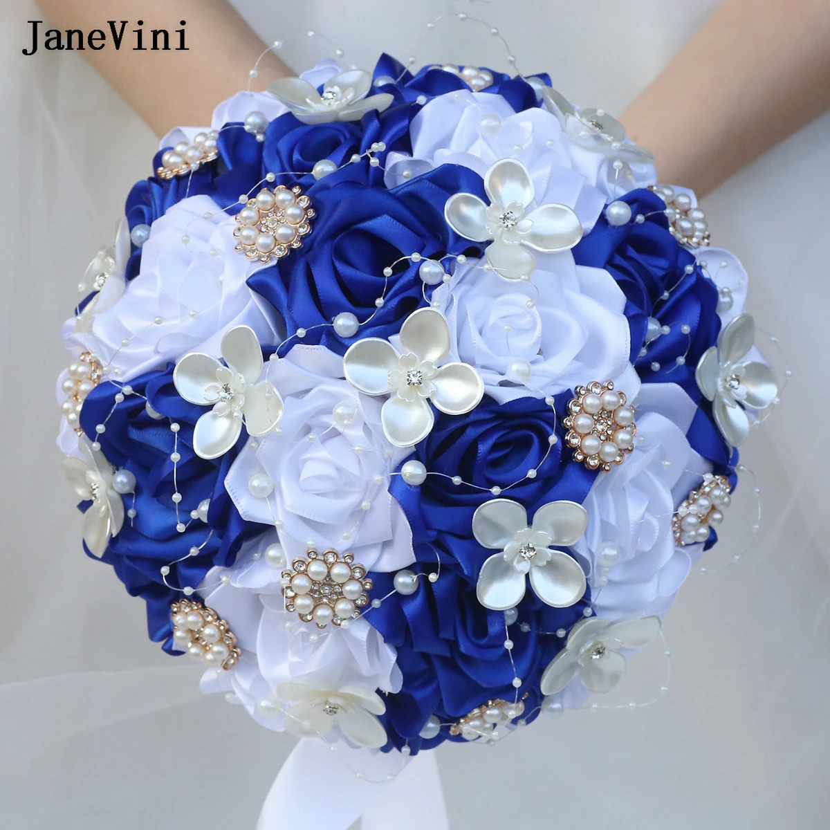 janevini-eleganti-bouquet-di-fiori-da-sposa-bianchi-blu-royal-con-perle-rose-in-raso-artificiale-bouquet-da-sposa-accessori-da-sposa