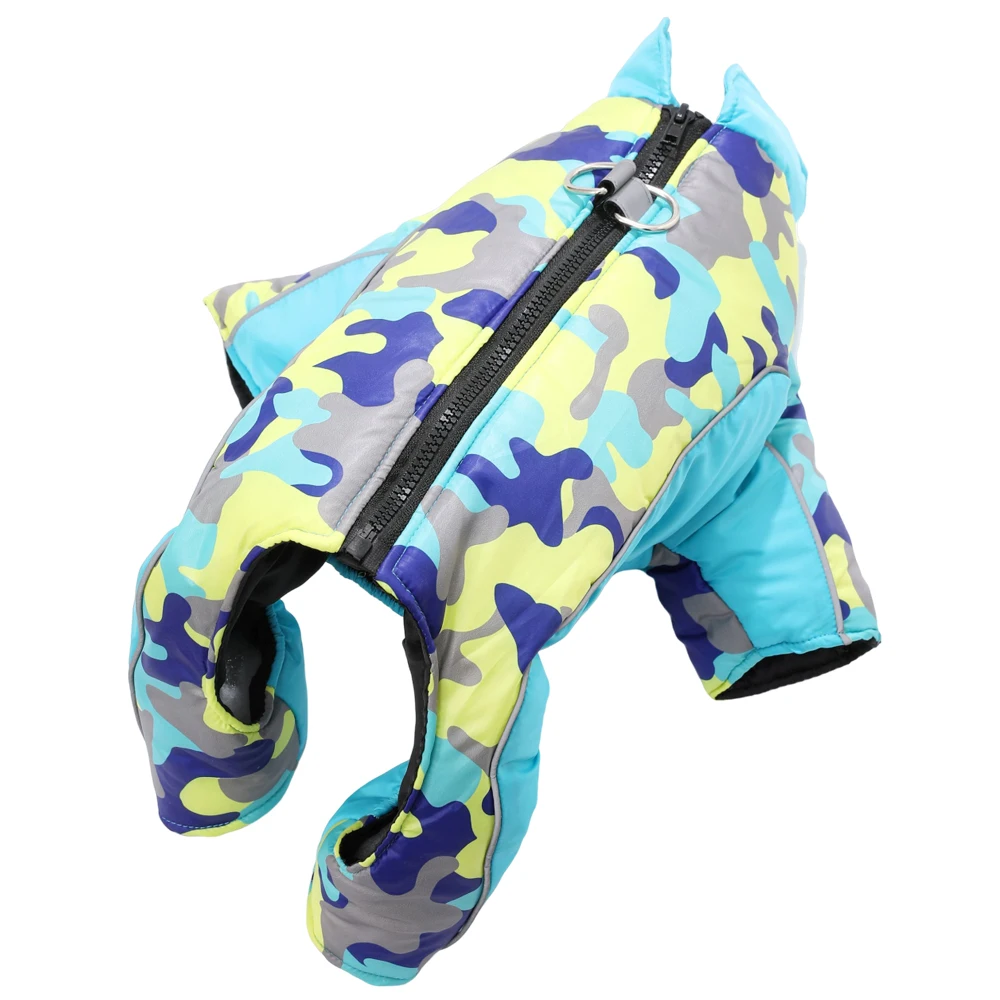 Wasserdichter Hundeanzug, Winterkleidung für Haustiere, warme, reflektierende Wolljacke für kleine und mittelgroße Hunde, Mops- und Chihuahua-Kostüm. – Detail 7