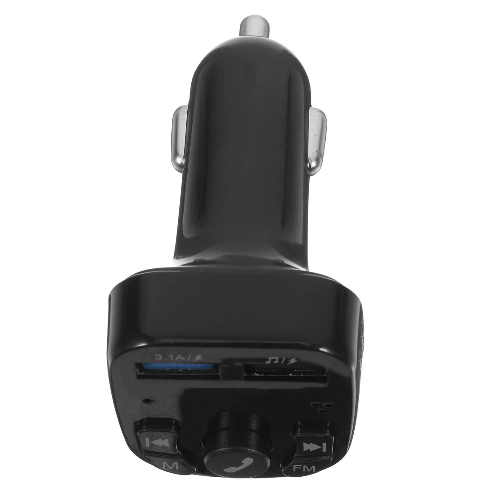 

LCD Display Player for Car with USB Charging Fm Transmitter Hands-Free Calling Multi Function Audio Device Vehicle