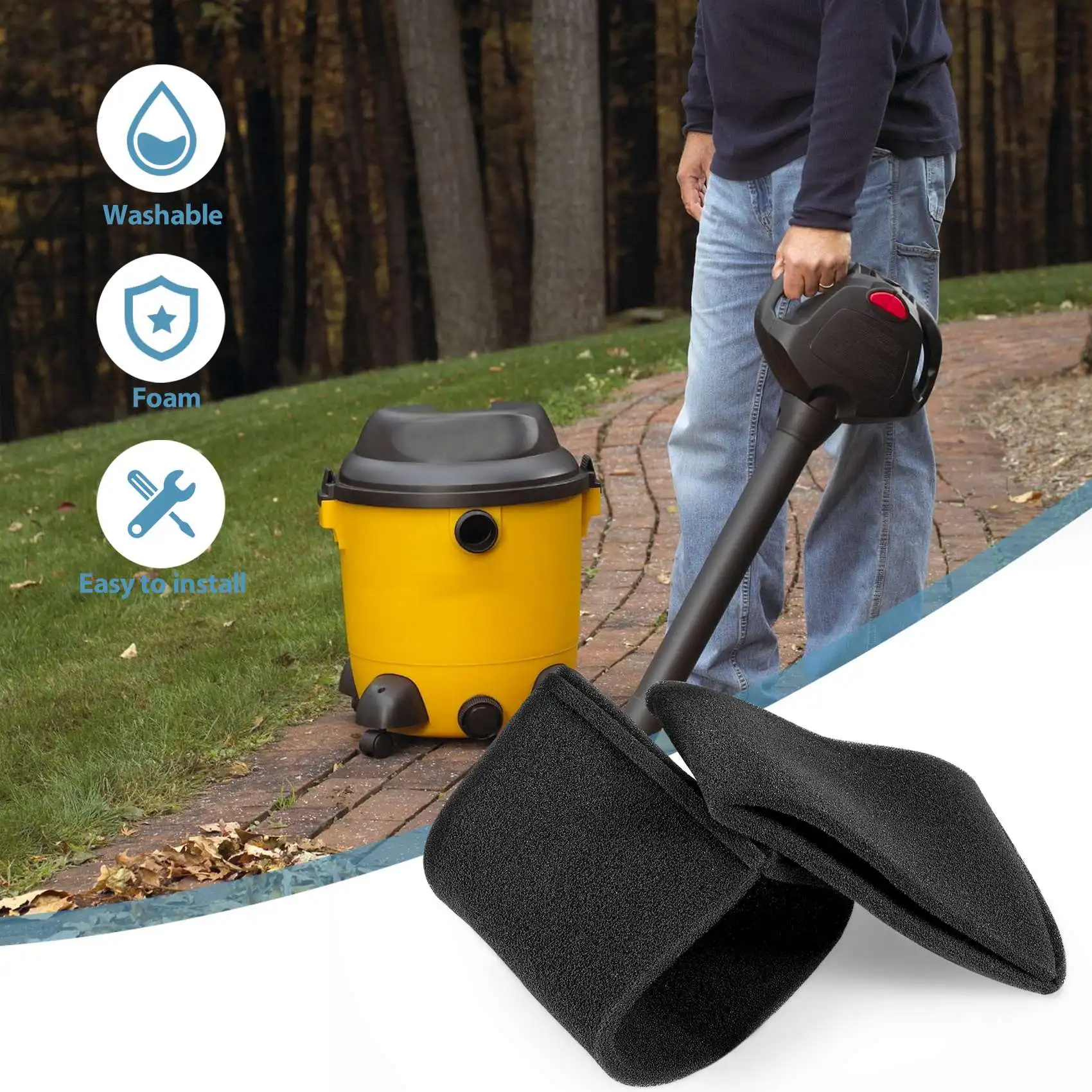 3 шт., сменные фильтры для пылесосов Vacmaster & Genie Shop