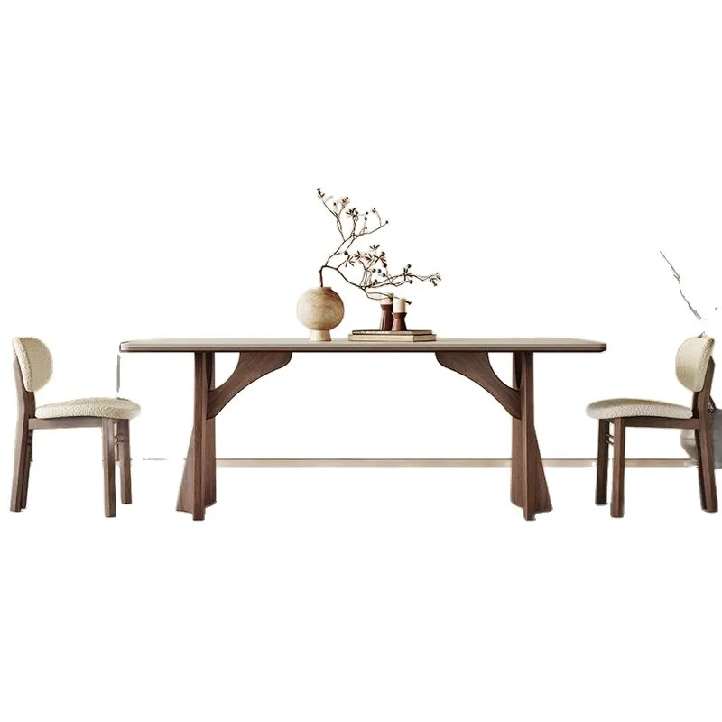 

Slate dining table, rectangular household, simple and modern Italian style