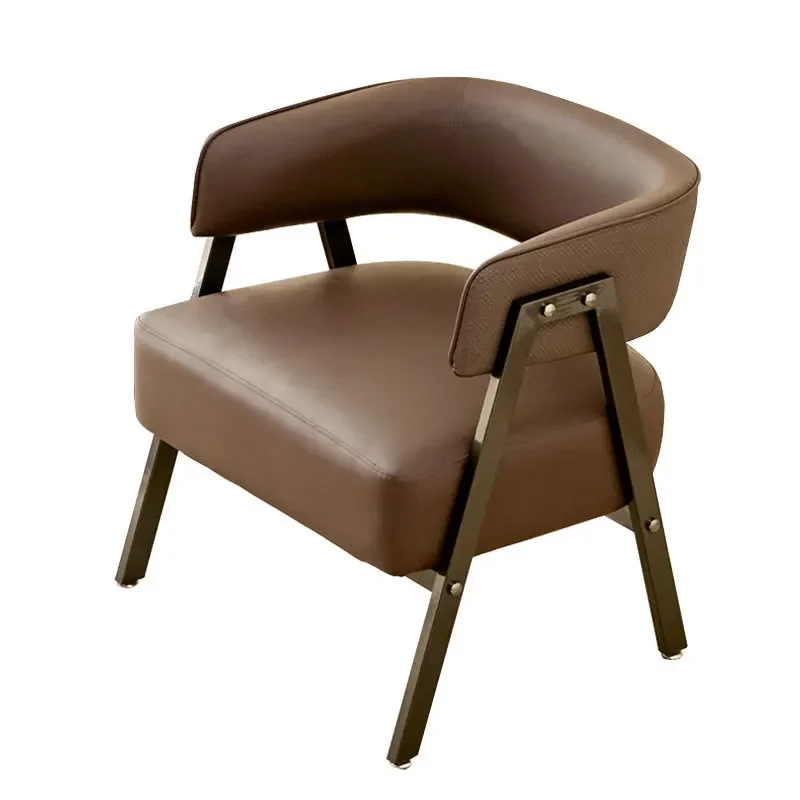 European light luxury, simple negotiation chair, single cat skin scratching leisure, sofa chair