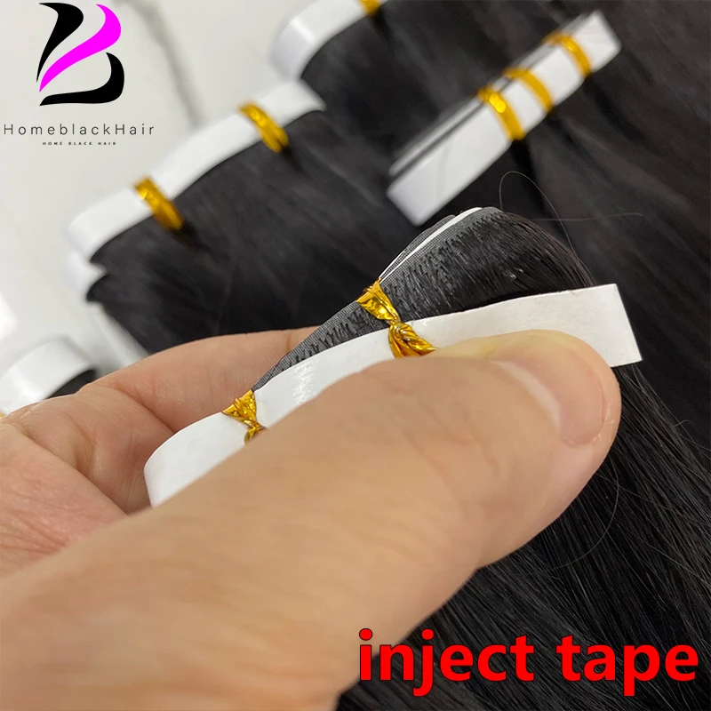 

Невидимый инжек из искусственной кожи, плоский уток, бесшовная длинная лента, уток, наращивание человеческих волос, пучки волос, уток из искусственной кожи, инъекционные волосы