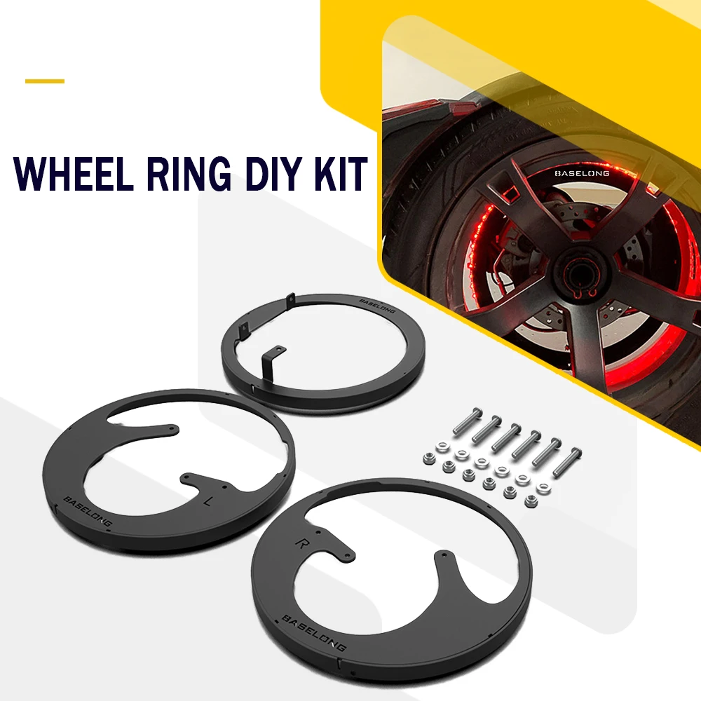 

Motorcycle Wheel Ring DIY Kit For Can-Am Ryker All Models For Ryker STD 600 900 ACE / SPORT 900 /Edition 900 2019-2021 2022 2023