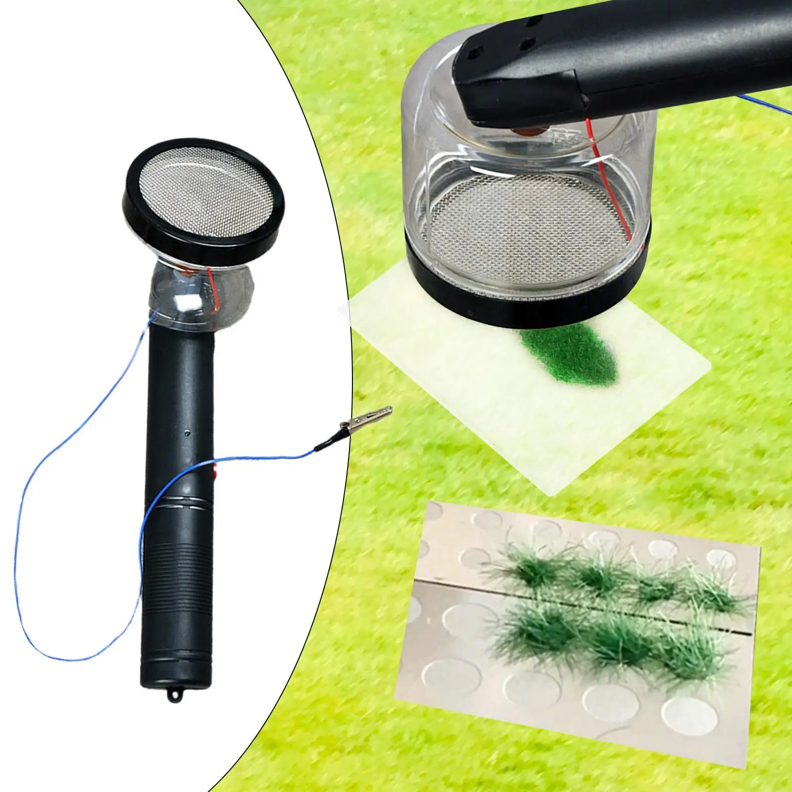 آلة كهربائية صغيرة متدفقة لمناظر العشب المحمولة، أداة توزيع ريفية ثابتة لمناظر بناء نموذج صندوق الرمل #3