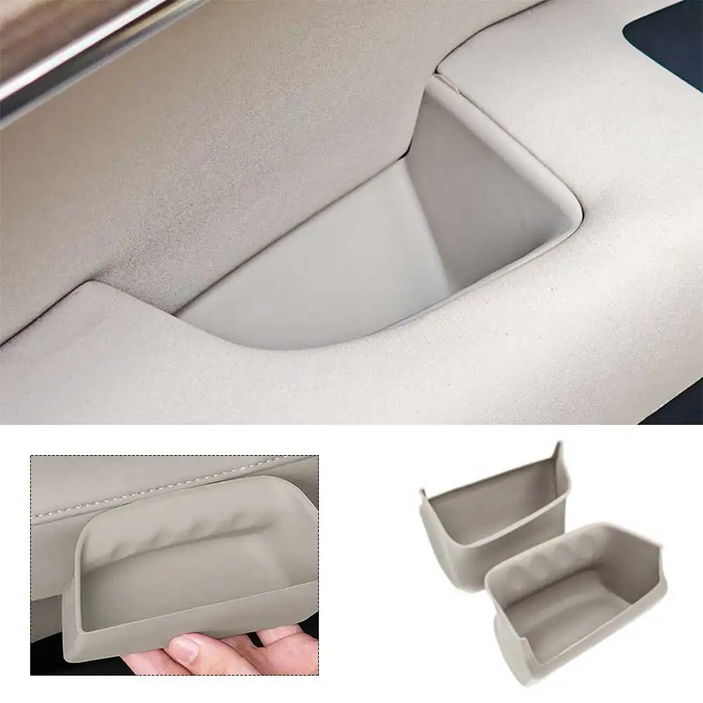 1 pair Plastic Interior Door Storage Box for Volvo For XC60 2018 2026 Designed for Clutter Cabin and Quick Item