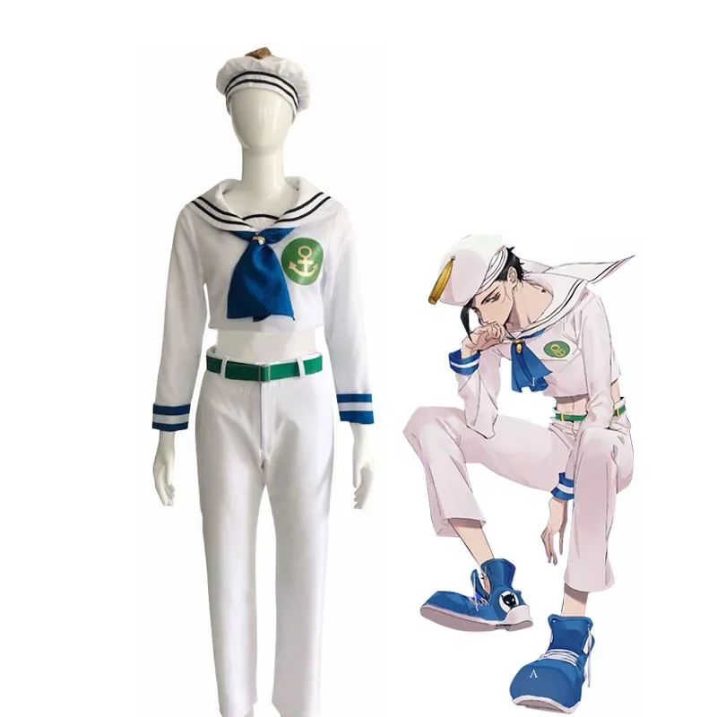 Higashikata Josuke Sailor Suits JoJo's Bizarre Adventure Cosplay Costume Halloween Carnival Outfits