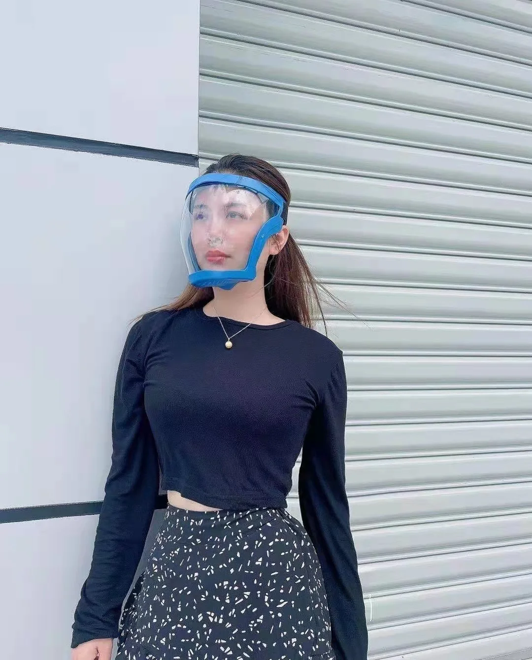 통합 고화질 보호 마스크 격리 안개 방지 투명 보호 마스크 풀 페이스 PC 사이클링 스포츠 마스크 농구 고글