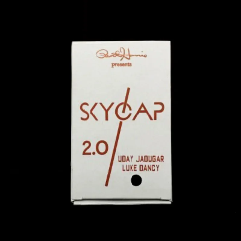 Skycap 2.0 by Luke Dancy Gimmick Street Magic Tricks Illusion Funny Close up Magic Props Magician Bottle Caps Penetration Bar