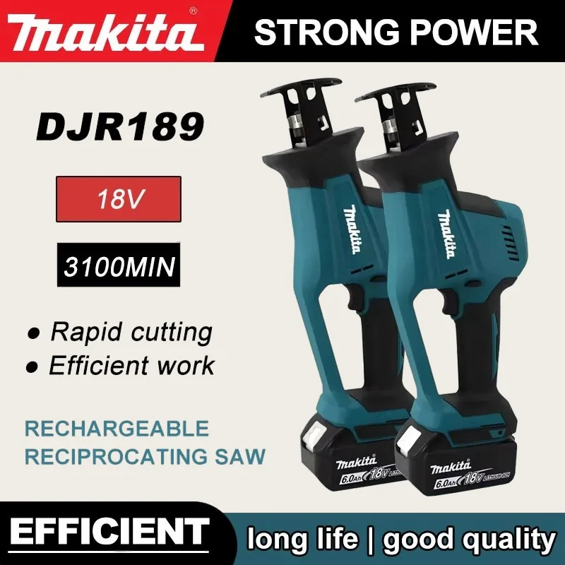 

New Style Makita 18V Cordless Electric Reciprocating Saw Brushless Rechargeable Wood Metal Cutting Saw Portable Power Tool