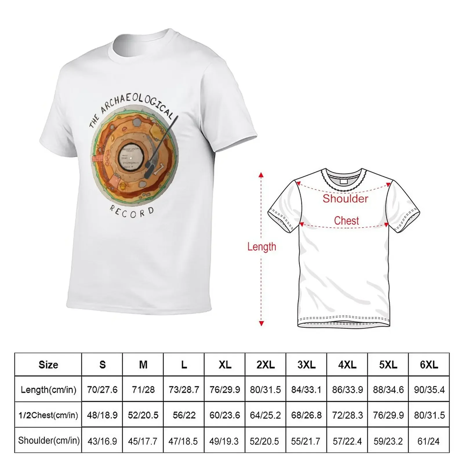 The Archaeological Record T-Shirt blanks customs plus sizes Men's clothing