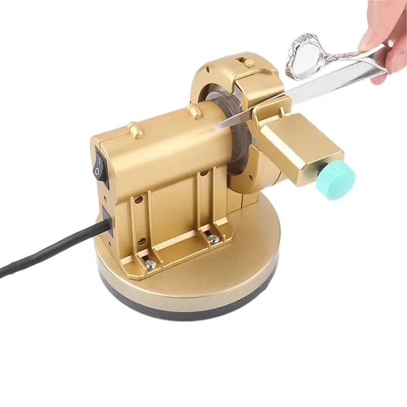 G2 Self-Sharpening Grinding Machine Hair Salon Shop Scissors Grinding Tool Professional Flat Tailor Sewing Sharpener USB