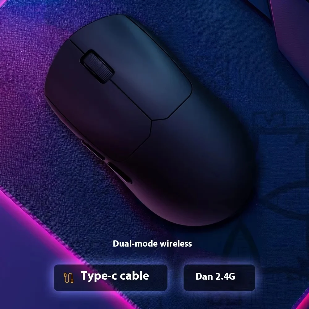 IYX Am35.8 8K وحدة تحكم ماوس لاسلكية ثنائية الوضع Esports غير مسامية خفيفة الوزن PAW3395 لعبة مكتب الكمبيوتر المحمول ماوس هدية