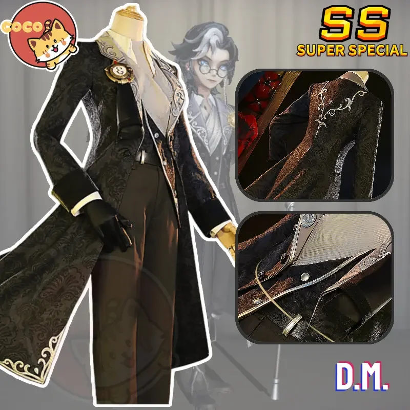 Game Identity V D.M. Photographer Cosplay Costume Cos Joseph Desaulniers D.M. Costume D.M kin Uniforms Clothes uits Wears Cos