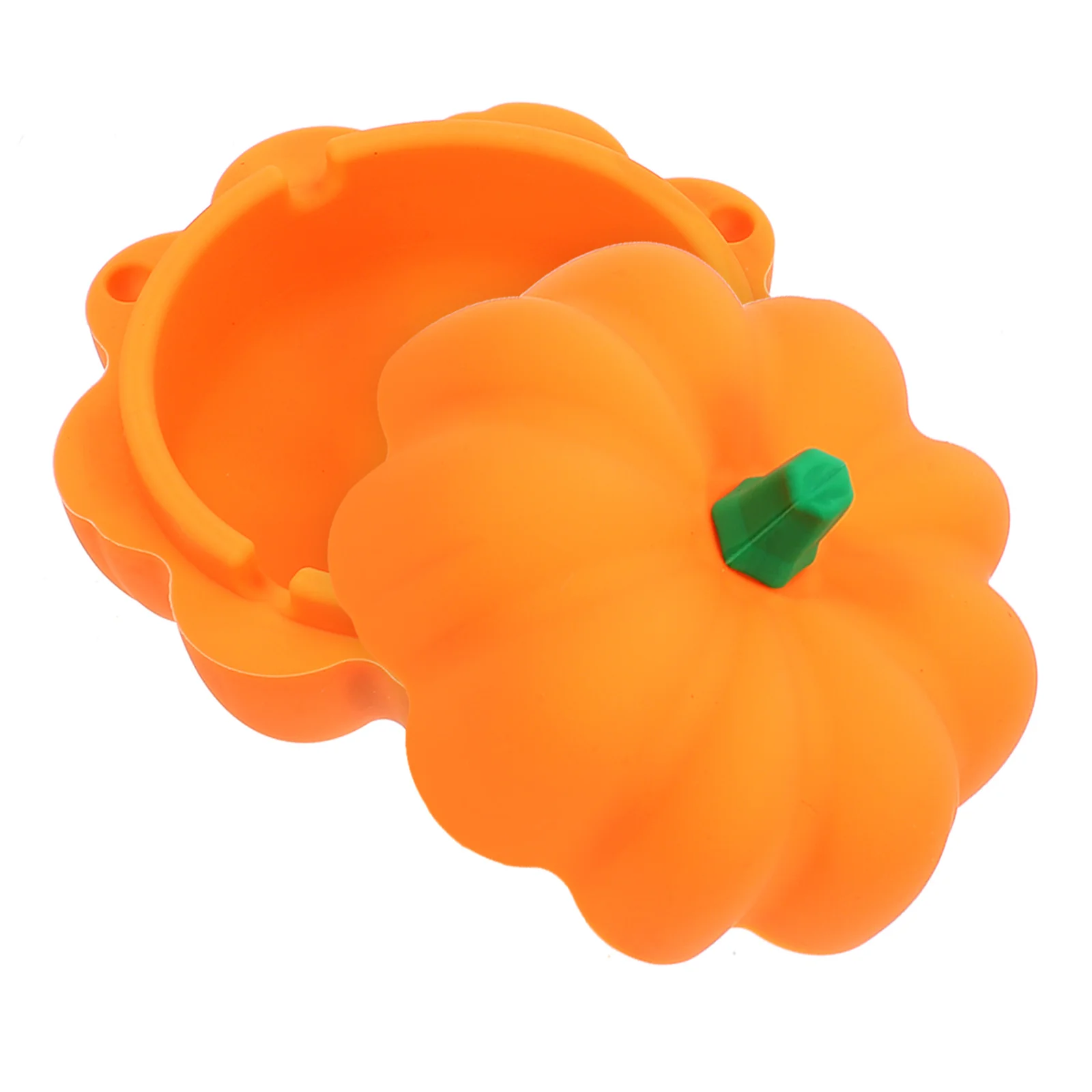 

Pumpkin Ashtray Orange Silicone High Temp Resistant Desk Decor Smoke Holder Large Capacity Stylish Halloween Party Home
