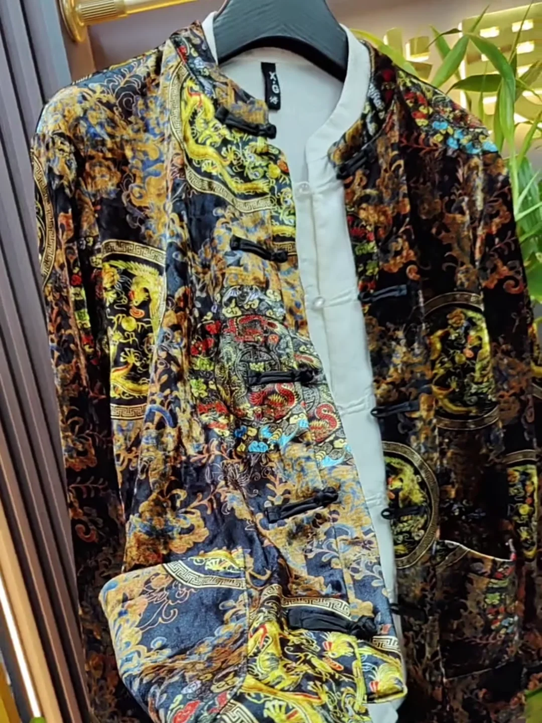 

Осенняя мужская новая высококачественная рубашка с вышивкой на пуговицах, повседневная модная трендовая рубашка в китайском стиле Тан, с длинным рукавом, для молодежи