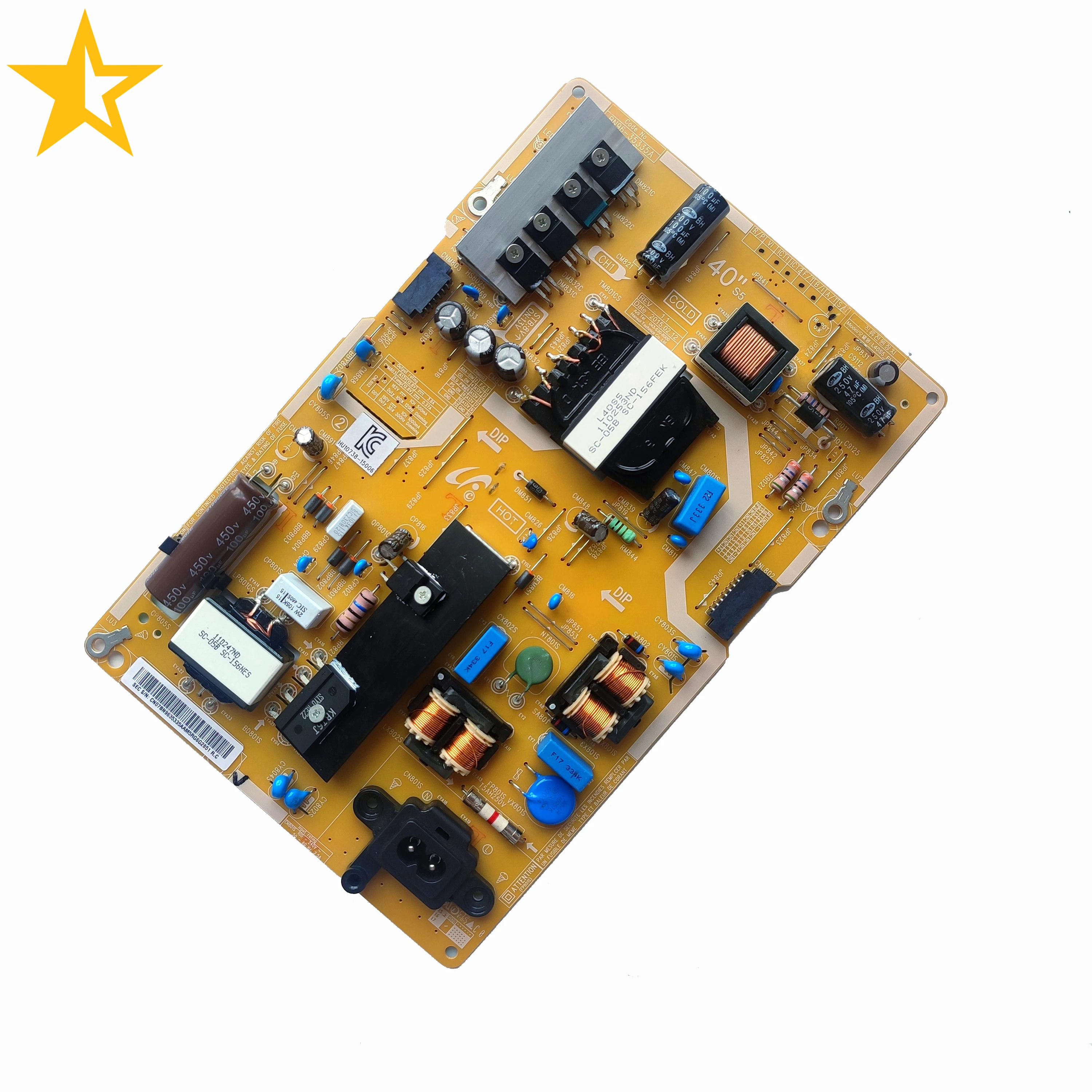 

Brand New BN96-35335A BN96-35335C Power Supply Board For UA40JU5900 UE40JU6000 UE40JU6060 UN40JU6100 UN43JU6000 LCD TV