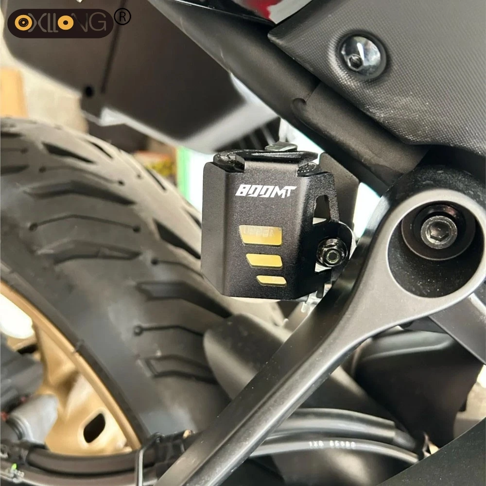 

For CFMOTO CF MOTO 800MT 800 MT 2021-2025 MT800 800 Motorcycle Accessories CNC Rear Brake Fluid Reservoir Cover Guard Protection
