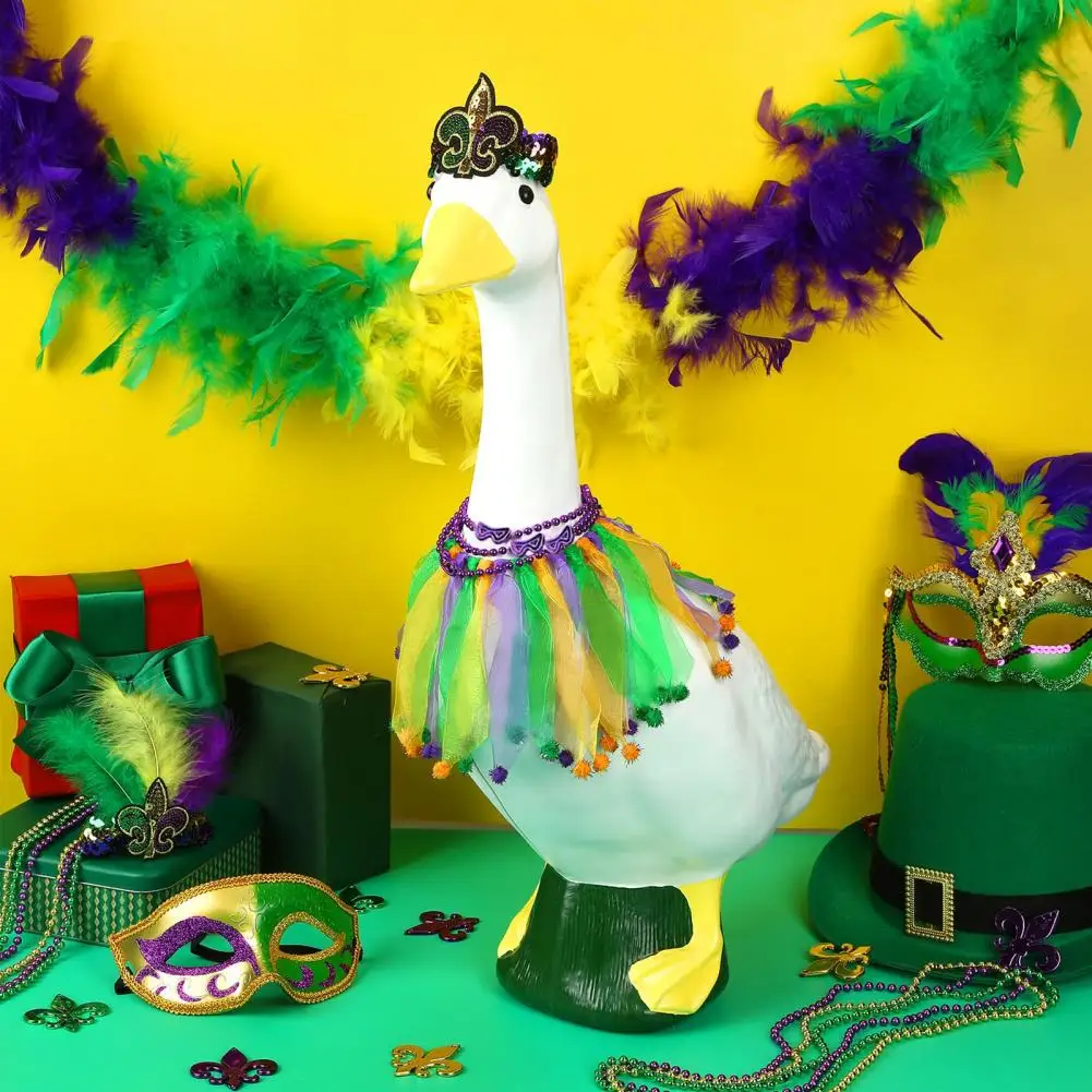 Falda de varias capas, ropa de plumas de ganso, falda de gasa esponjosa, disfraz con bordes de bolas de pelo, tocado de Mardi Gras para fiestas