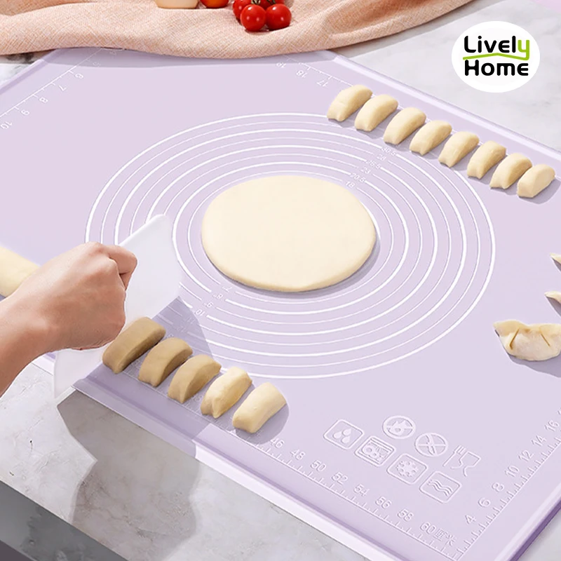 Silicone Kneading Pad Baking Dough Mat, Extra Large, Non-stick, Thick, Food-grade, Kitchen Pastry Board, Oversize, 70x50