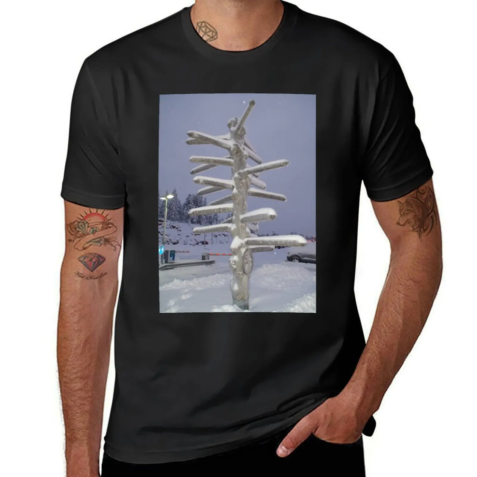 The Arctic Circle T-Shirt customs design your own new edition Men's cotton t-shirt