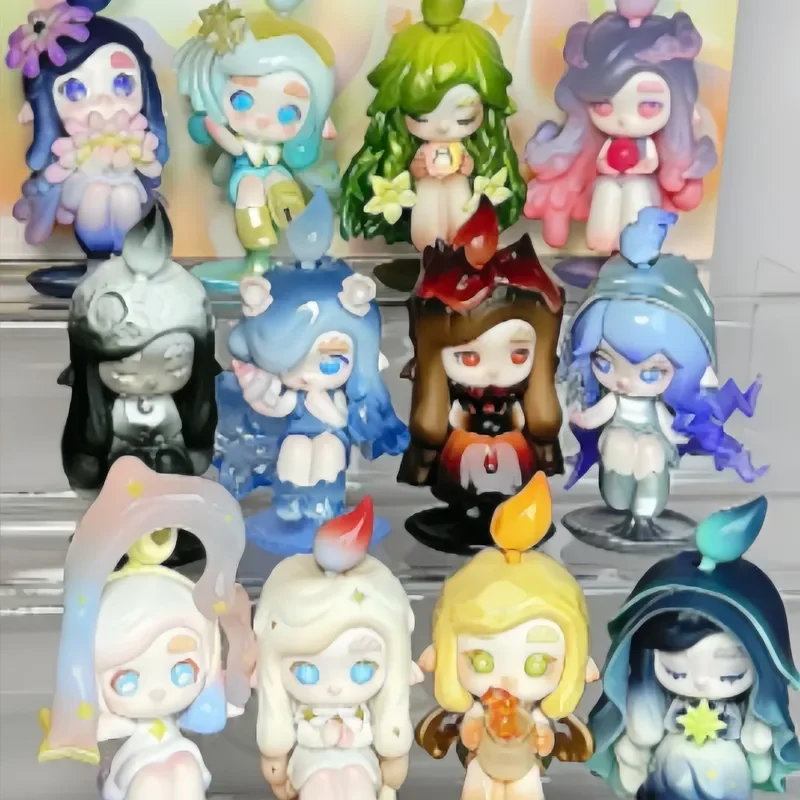 Chaka Light Sprite Series Anime Figure Model Cute Candlelight Wave Rainbow Smolder Shadow Ofthe Trees Desk Ornament Toys Gift