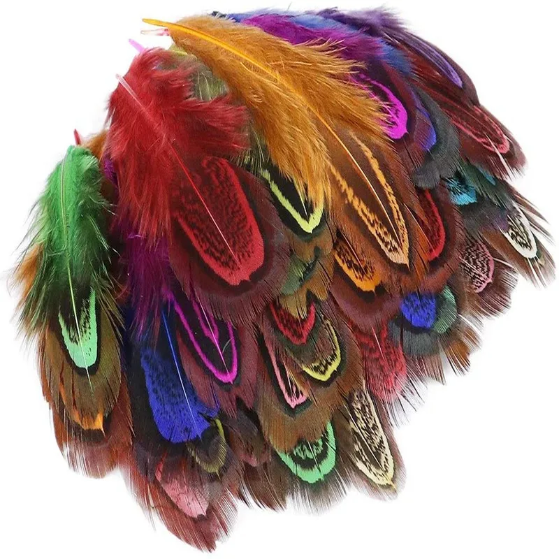 

20/100pcs Pheasant Feathers for crafts DIY Marabou Feathers jewelry making Wedding Decoration pluma handicraft accessories 4-8cm