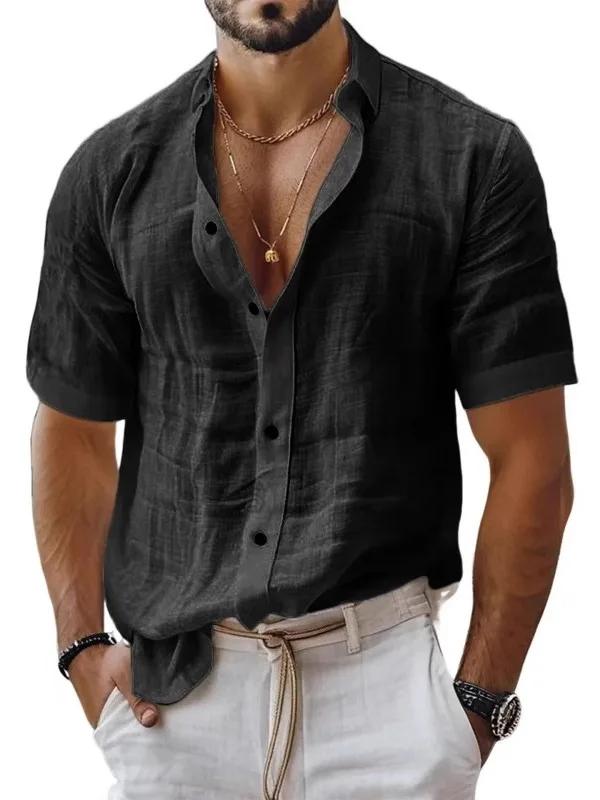 

Men's Long Sve Collar irt Casual Sle Slim Fit Youth Faion Casual Wind Long Collar irt M Model irt
