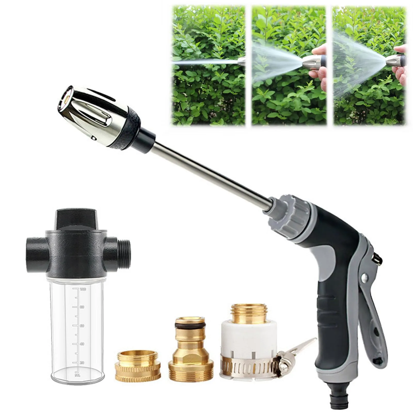 

High Pressure Washer Car Washing Water Gun Garden Lawn Watering Hose Nozzle Portable Automobiles Cleaning Tools ﻿
